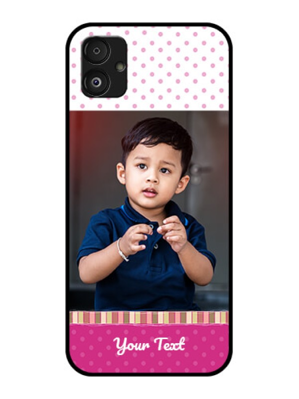 Custom Samsung Galaxy F14 5G Photo Printing on Glass Case - Cute Girls Cover Design