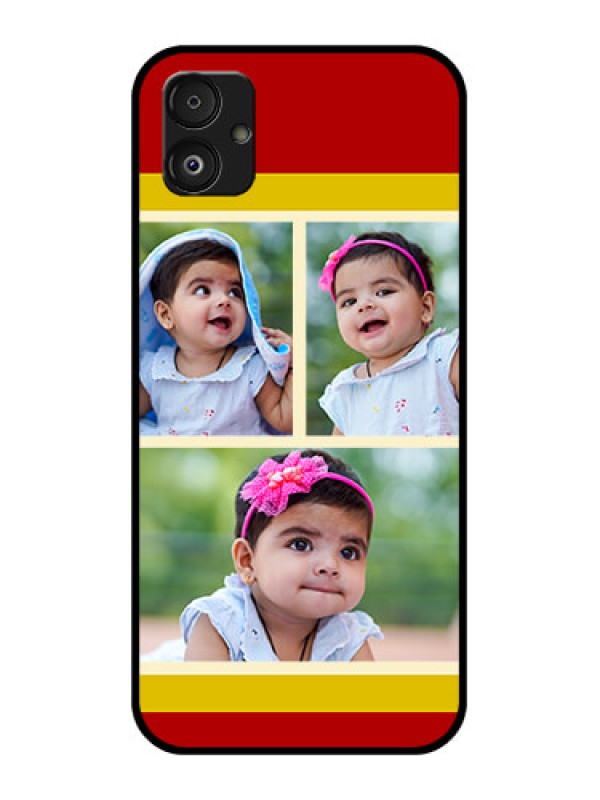 Custom Samsung Galaxy F14 5G Custom Glass Mobile Case - Multiple Pic Upload Design