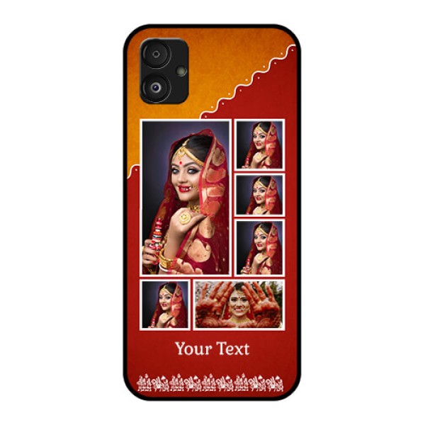 Samsung Galaxy F14 5G Personalized Glass Phone Case - Wedding Pic Upload Design Samsung Galaxy F14 5G Personalized Glass Phone Case - Wedding Pic Upload Design