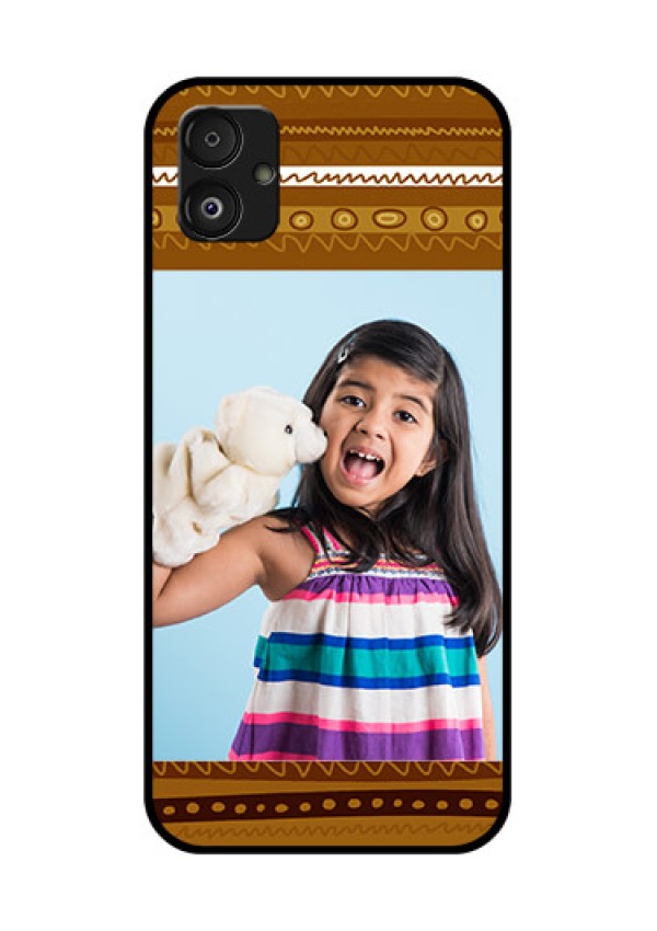 Samsung Galaxy F14 5G Custom Glass Phone Case - Friends Picture Upload Design