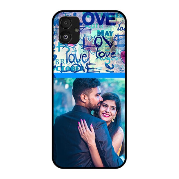 Samsung Galaxy F14 5G Custom Glass Mobile Case - Colorful Love Design