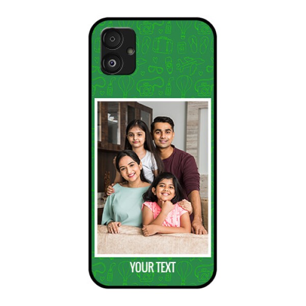Samsung Galaxy F14 5G Personalized Glass Phone Case - Picture Upload Design