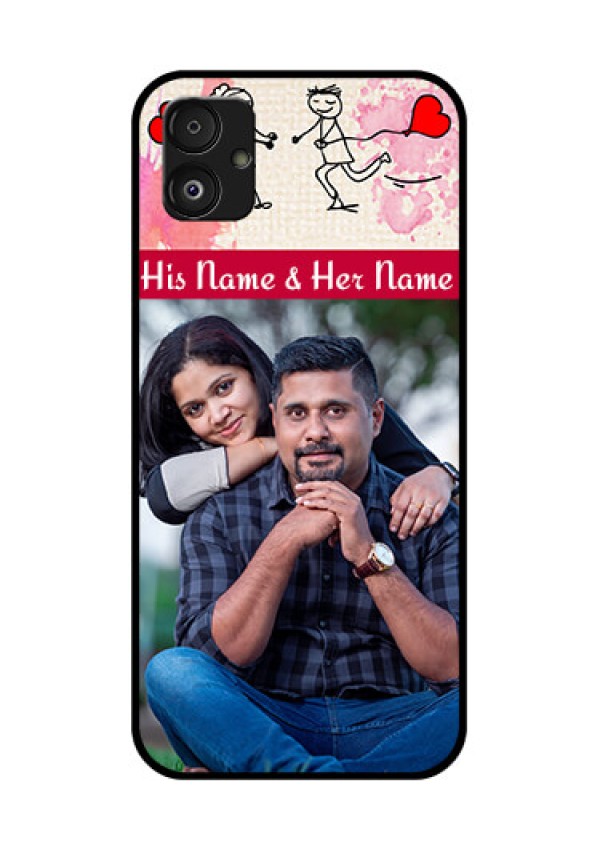 Samsung Galaxy F14 5G Photo Printing on Glass Case - You and Me Case Design