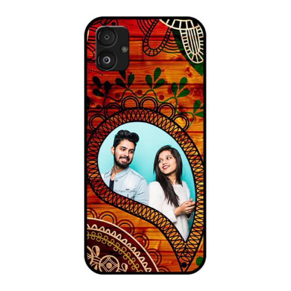 Samsung Galaxy F14 5G Personalized Glass Phone Case - Abstract Colorful Design