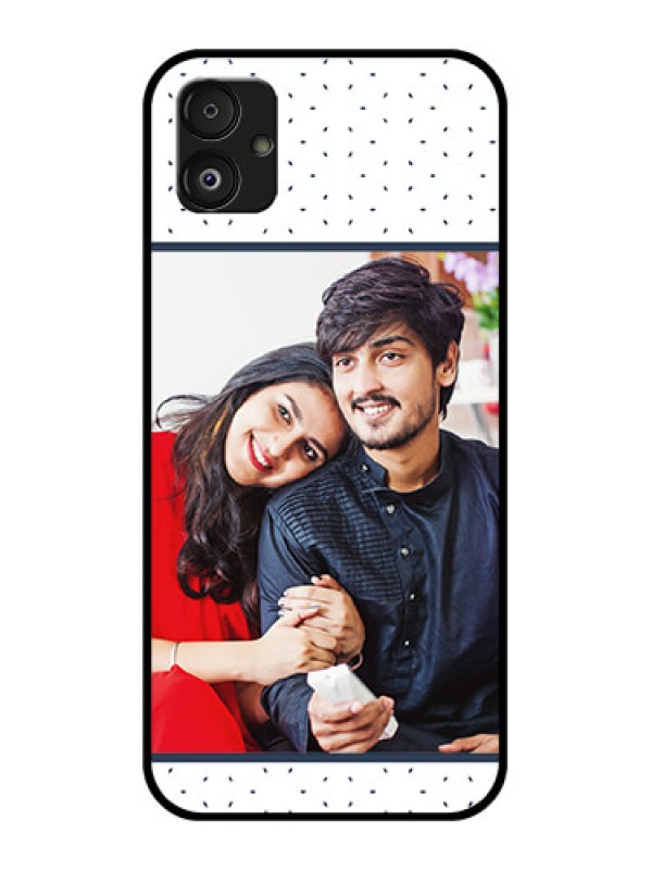 Custom Samsung Galaxy F14 5G Personalized Glass Phone Case - Premium Dot Design