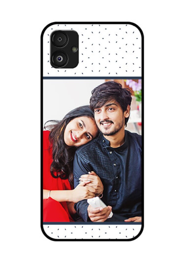 Samsung Galaxy F14 5G Personalized Glass Phone Case - Premium Dot Design