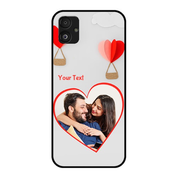 Samsung Galaxy F14 5G Custom Glass Mobile Case - Parachute Love Design