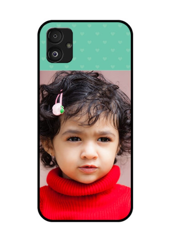 Samsung Galaxy F14 5G Custom Glass Phone Case - Lovers Picture Design