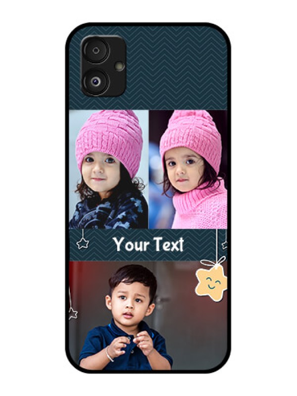 Custom Samsung Galaxy F14 5G Custom Glass Mobile Case - Hanging Stars Design