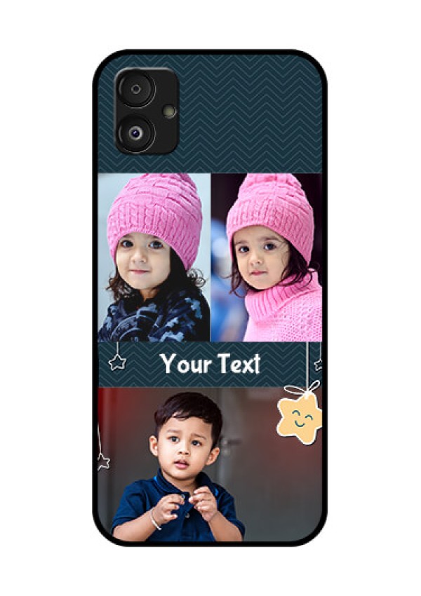 Samsung Galaxy F14 5G Custom Glass Mobile Case - Hanging Stars Design