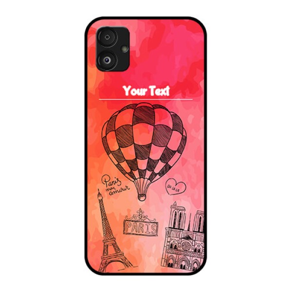 Samsung Galaxy F14 5G Custom Glass Phone Case - Paris Theme Design