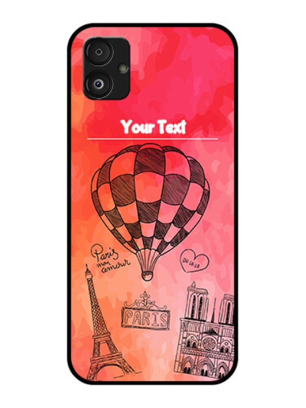 Custom Samsung Galaxy F14 5G Custom Glass Phone Case - Paris Theme Design