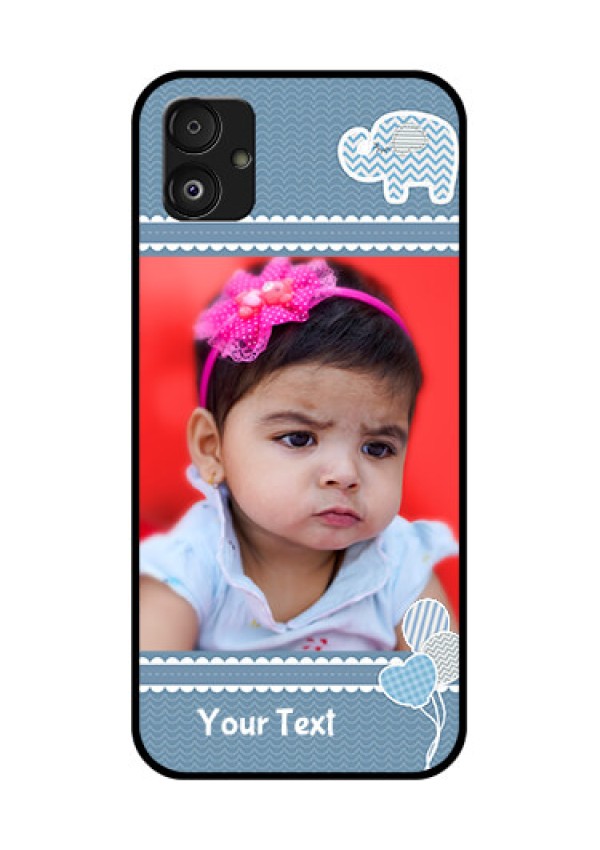 Samsung Galaxy F14 5G Photo Printing on Glass Case - with Kids Pattern Design