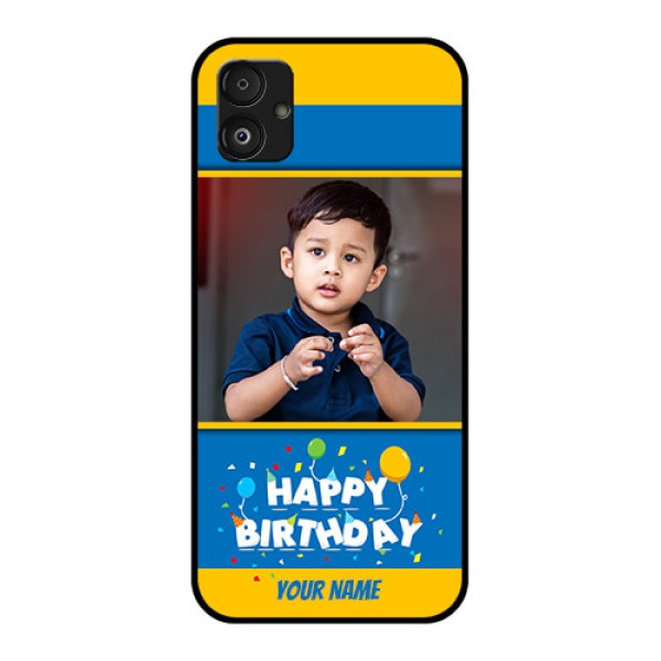 Samsung Galaxy F14 5G Custom Glass Mobile Case - Birthday Wishes Design Samsung Galaxy F14 5G Custom Glass Mobile Case - Birthday Wishes Design