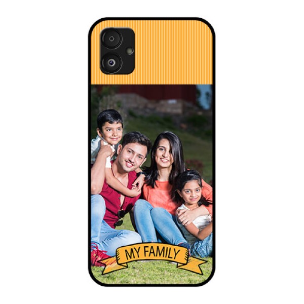 Samsung Galaxy F14 5G Custom Glass Phone Case - My Family Design