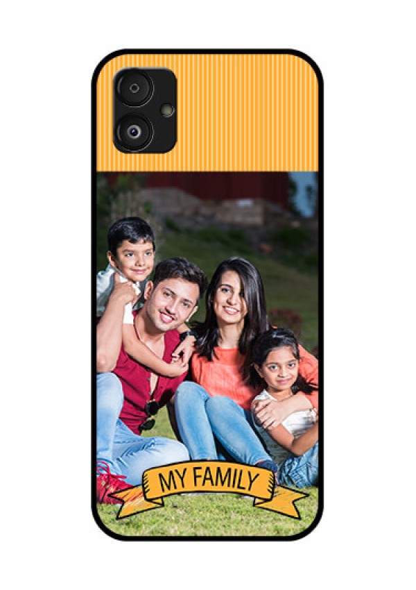 Samsung Galaxy F14 5G Custom Glass Phone Case - My Family Design