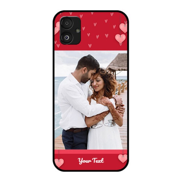 Samsung Galaxy F14 5G Custom Glass Phone Case - Valentines Day Design Samsung Galaxy F14 5G Custom Glass Phone Case - Valentines Day Design