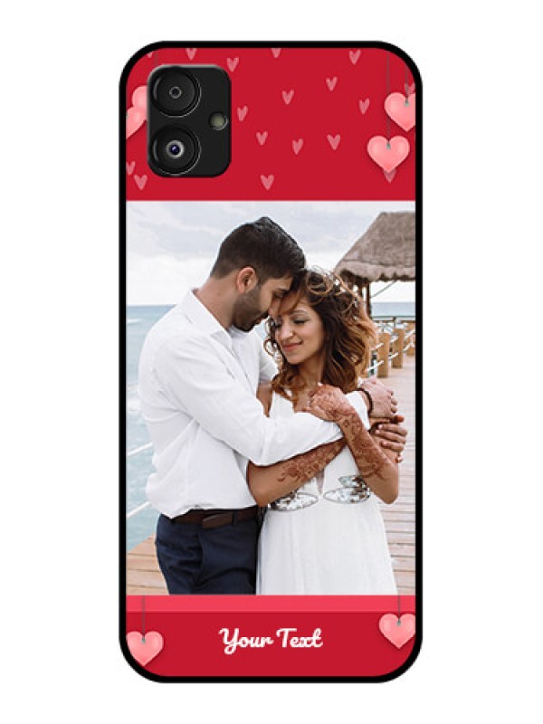 Custom Samsung Galaxy F14 5G Custom Glass Phone Case - Valentines Day Design