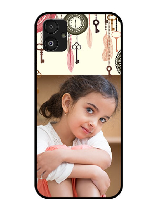 Custom Samsung Galaxy F14 5G Custom Glass Mobile Case - Boho Style Design