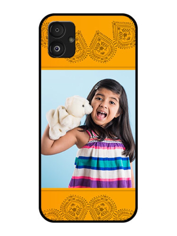 Custom Samsung Galaxy F14 5G Personalized Glass Phone Case - Photo Wedding Design