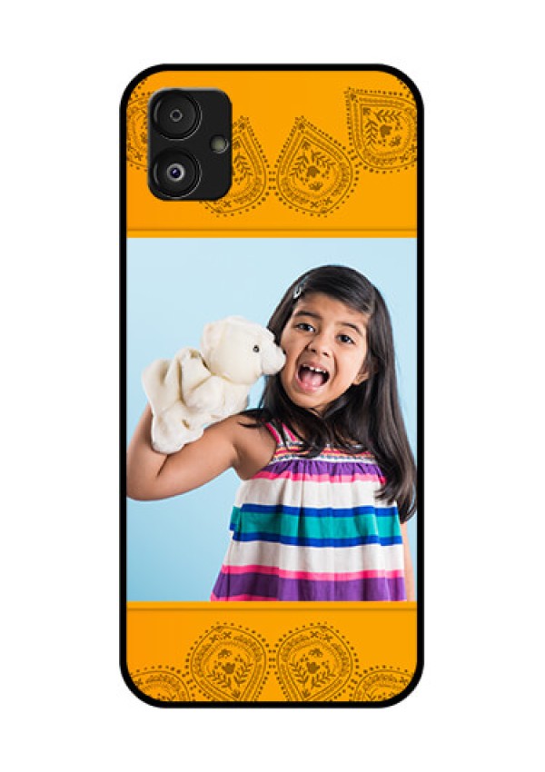 Samsung Galaxy F14 5G Personalized Glass Phone Case - Photo Wedding Design