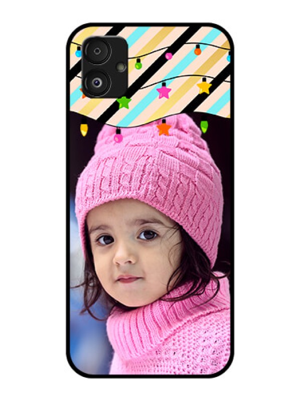 Custom Samsung Galaxy F14 5G Custom Glass Mobile Case - Lights Hanging Design