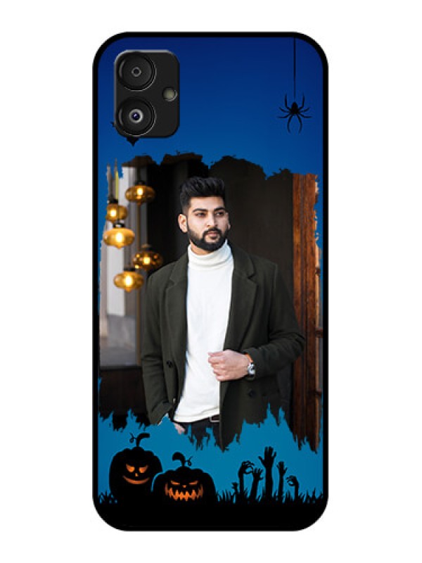 Custom Samsung Galaxy F14 5G Photo Printing on Glass Case - with pro Halloween design