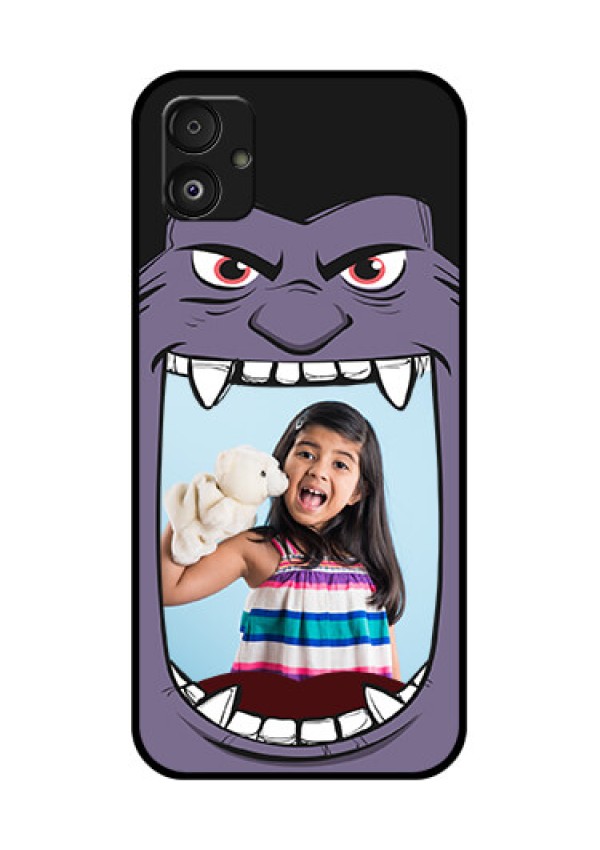 Samsung Galaxy F14 5G Custom Glass Phone Case - Angry Monster Design