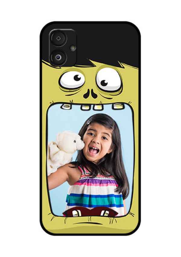 Samsung Galaxy F14 5G Personalized Glass Phone Case - Cartoon monster back case Design