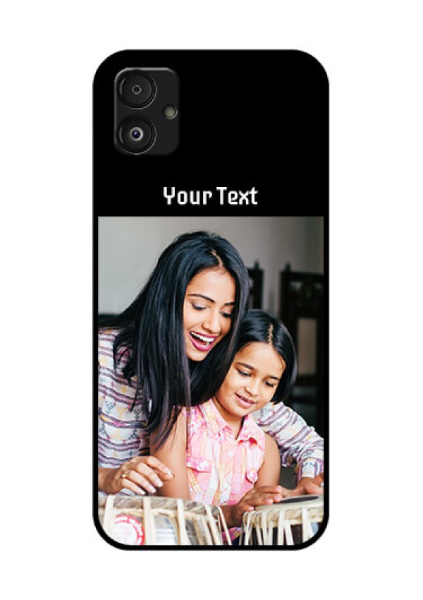 Samsung Galaxy F14 5G Photo with Name on Glass Phone Case