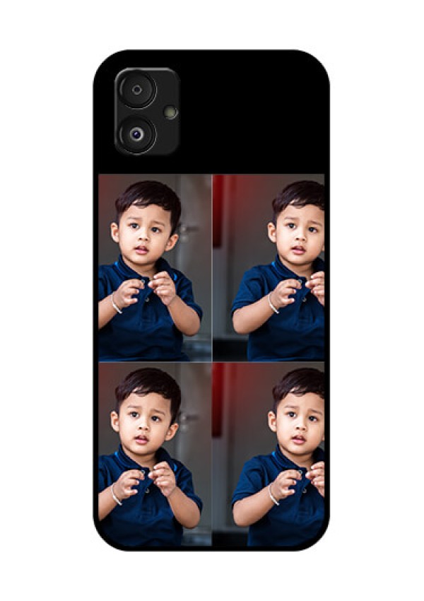 Samsung Galaxy F14 5G 4 Image Holder on Glass Mobile Cover