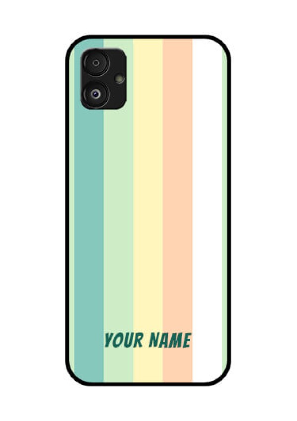 Samsung Galaxy F14 5G Photo Printing on Glass Case - Multi-colour Stripes Design
