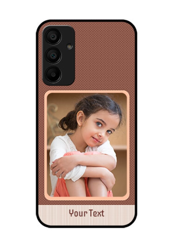Galaxy F15 5G Custom Glass Phone Case - Simple Pic Upload Design