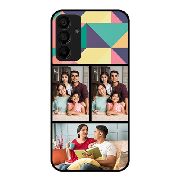 Galaxy F15 5G Custom Glass Phone Case - Bulk Pic Upload Design