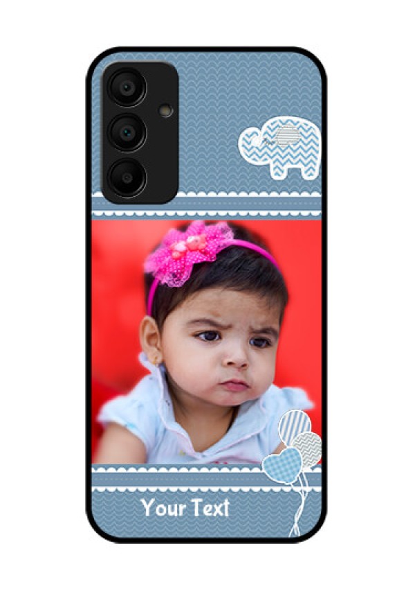 Galaxy F15 5G Custom Glass Phone Case - With Kids Pattern Design