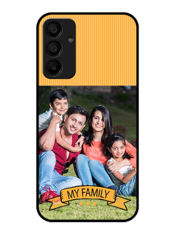Custom Galaxy F15 5G Custom Glass Phone Case - My Family Design