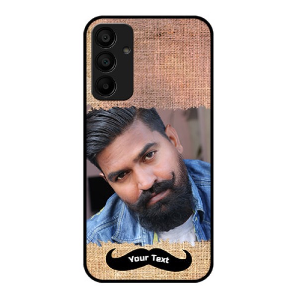 Galaxy F15 5G Custom Glass Phone Case - With Texture Design