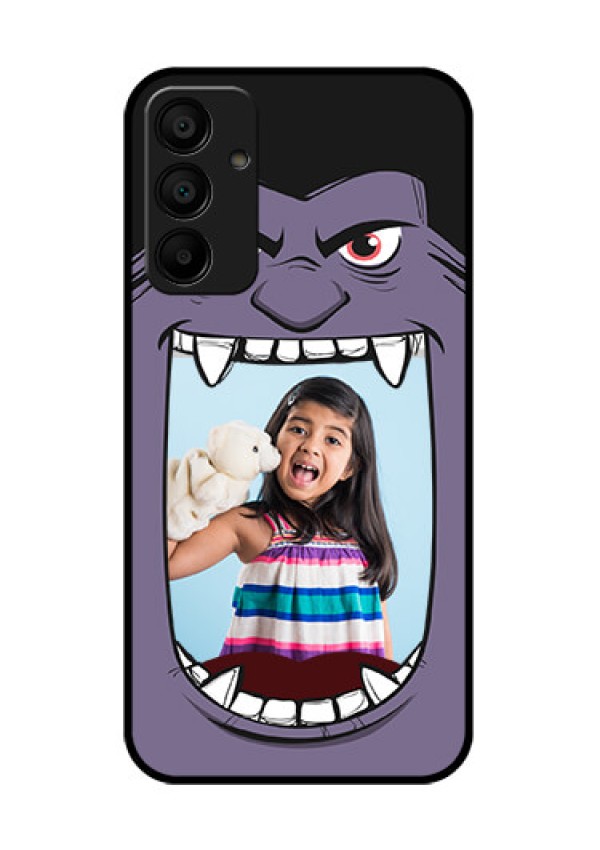 Galaxy F15 5G Custom Glass Phone Case - Angry Monster Design