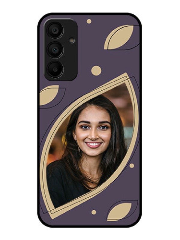 Custom Galaxy F15 5G Custom Glass Phone Case - Falling Leaf Design
