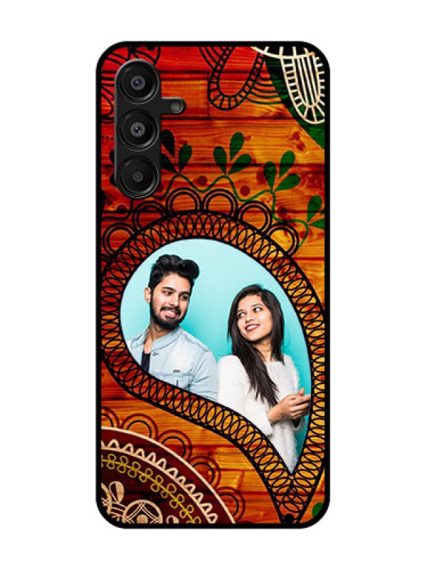 Custom Galaxy F16 5G Custom Glass Phone Case - Abstract Colorful Design