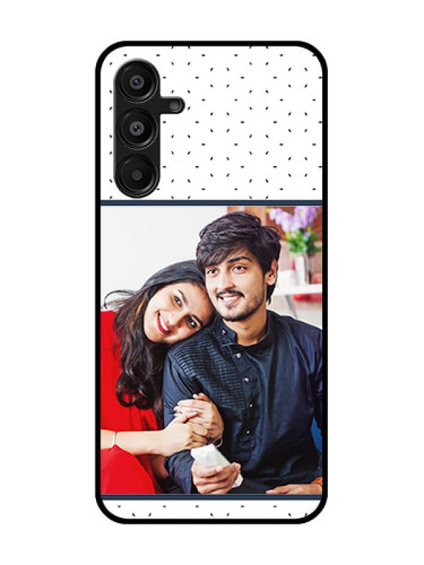 Custom Galaxy F16 5G Custom Glass Phone Case - Premium Dot Design