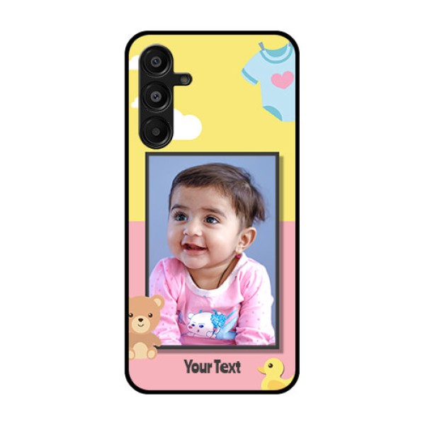 Galaxy F16 5G Custom Glass Phone Case - Kids 2 Color Design
