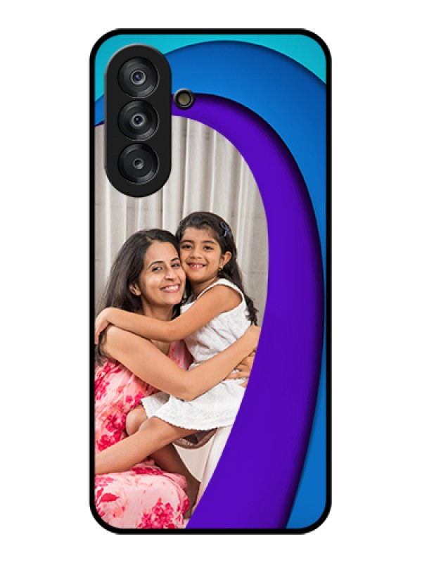 Custom Samsung Galaxy F17 5G Custom Glass Phone Case - Simple Pattern Design