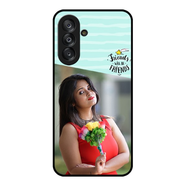 Samsung Galaxy F17 5G Custom Glass Phone Case - Friends Picture Icon Design Samsung Galaxy F17 5G Custom Glass Phone Case - Friends Picture Icon Design