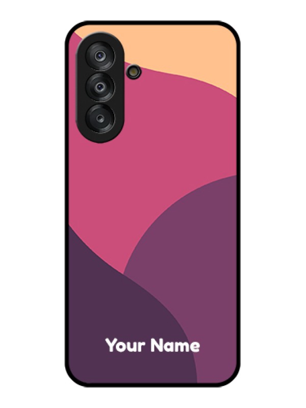 Custom Samsung Galaxy F17 5G Custom Glass Phone Case - Mixed Multi - Colour Abstract Art Design