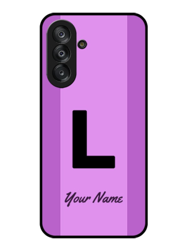 Custom Samsung Galaxy F17 5G Custom Glass Phone Case - Tricolor Custom Text Design