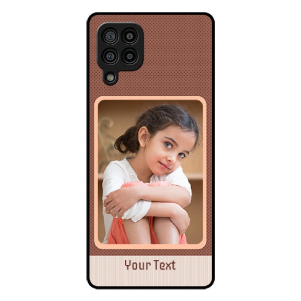 Galaxy F22 Custom Glass Phone Case - Simple Pic Upload Design Galaxy F22 Custom Glass Phone Case - Simple Pic Upload Design