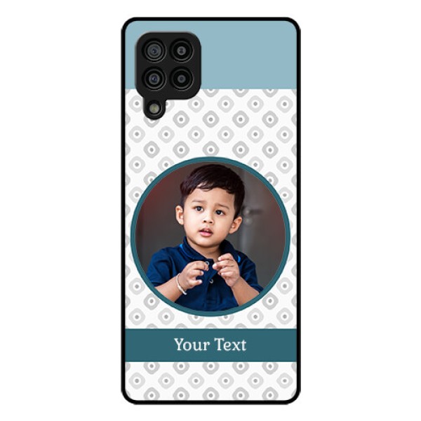 Galaxy F22 Personalized Glass Phone Case  - Premium Cover Design