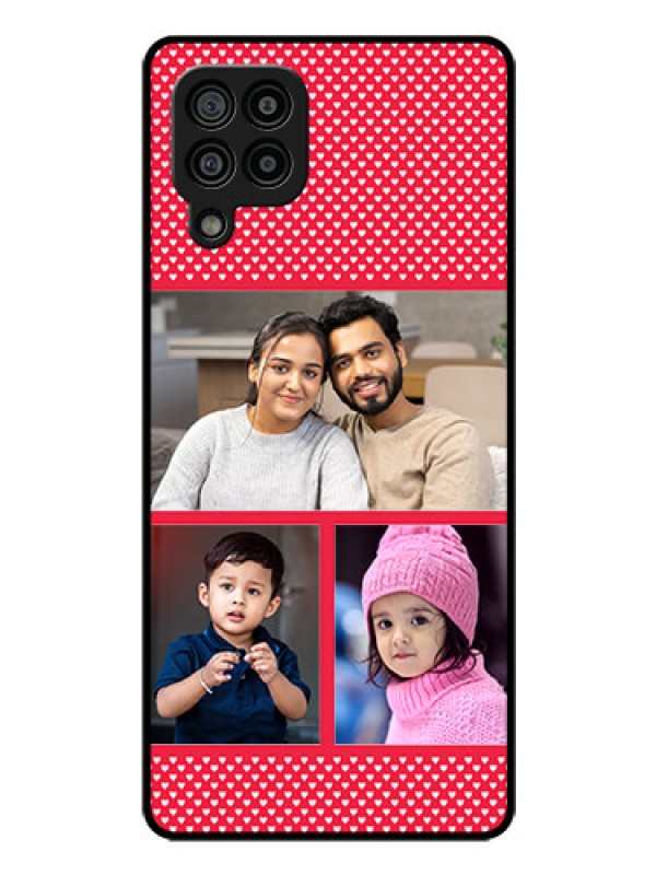 Custom Galaxy F22 Personalized Glass Phone Case  - Bulk Pic Upload Design