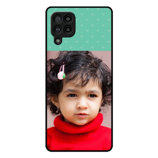 Galaxy F22 Custom Glass Phone Case  - Lovers Picture Design